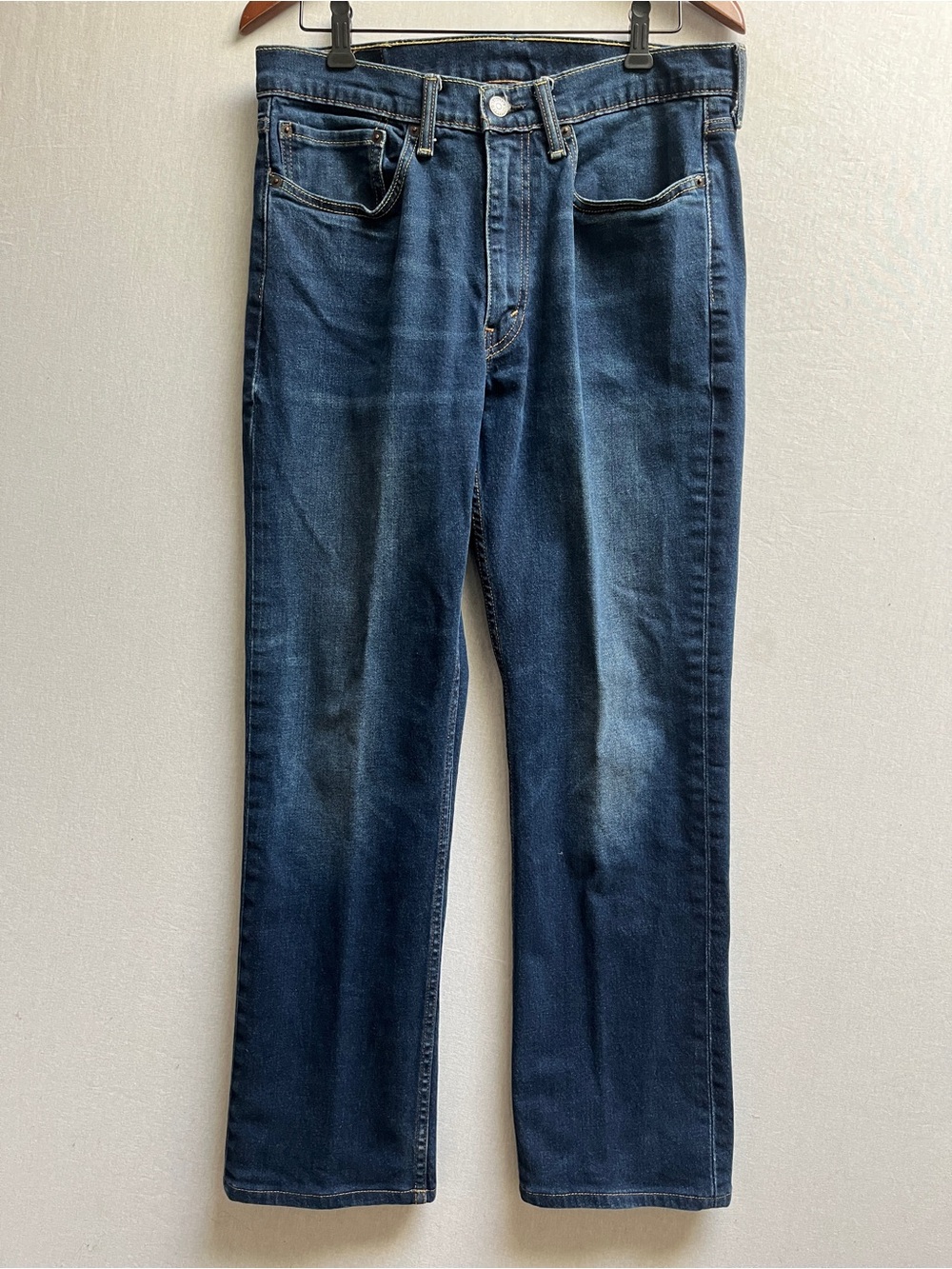 Levi's 514 Straight Fit Dark Wash Jeans Men's Sz 34